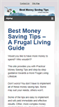 Mobile Screenshot of best-money-saving-tips.com